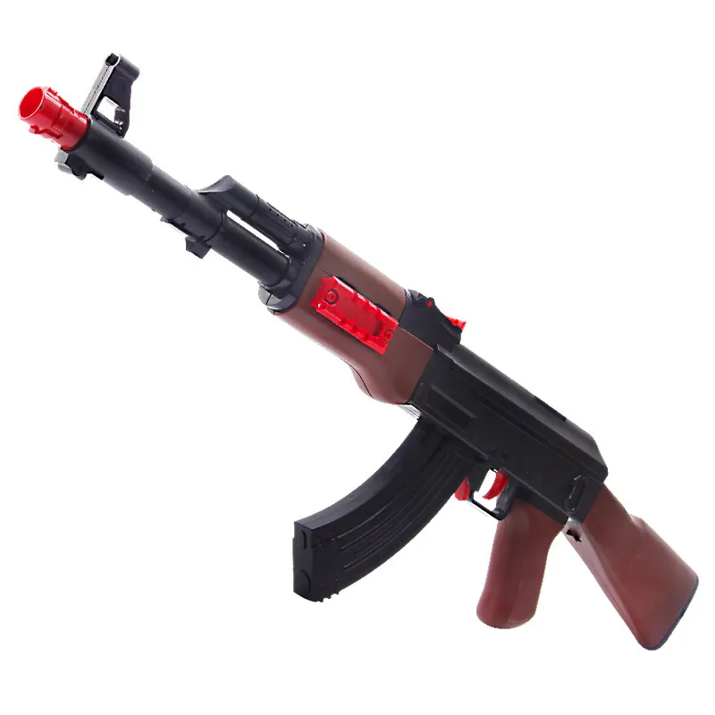AK47 Toy Gun Safe Soft Bullet Rifle Manual Simulation Blaster Silah voor volwassenen CS Fighting Shooting Games