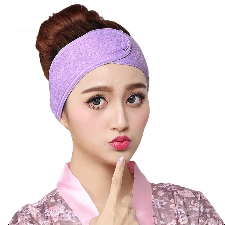 Party Favor For Elastic Headband Cheap Beauty Towel Ladies Face Makeup Mask Hair Band Sports Absorbent Hood T2I52224