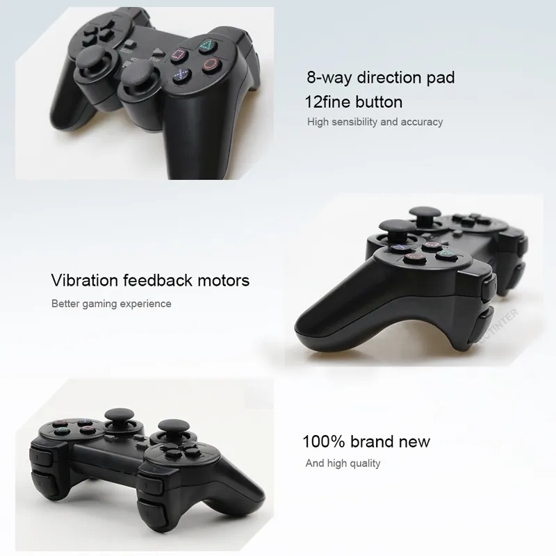 Wireless Gamepad Sony PS2 Controller Playstation 2 Console Joystick Double Vibration Shock Joypad USB PC game Controle