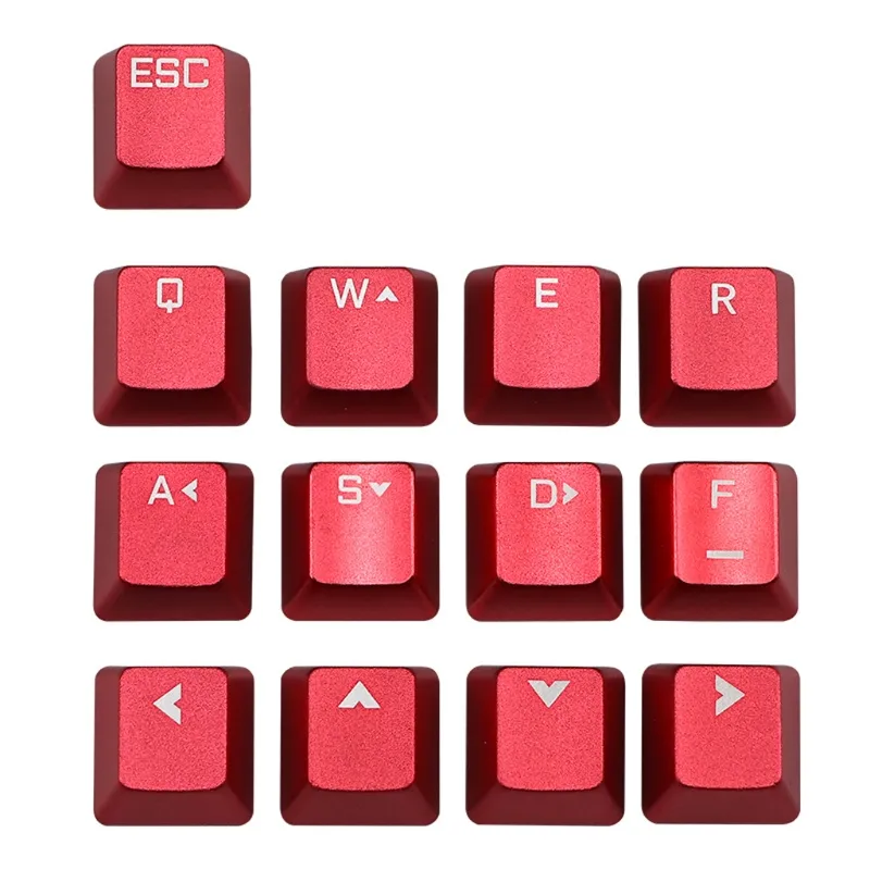 Metal Cap MX Switches OEM Profile Kyecap ESC WASD Arrow Keys Keyboard Keycap 667C