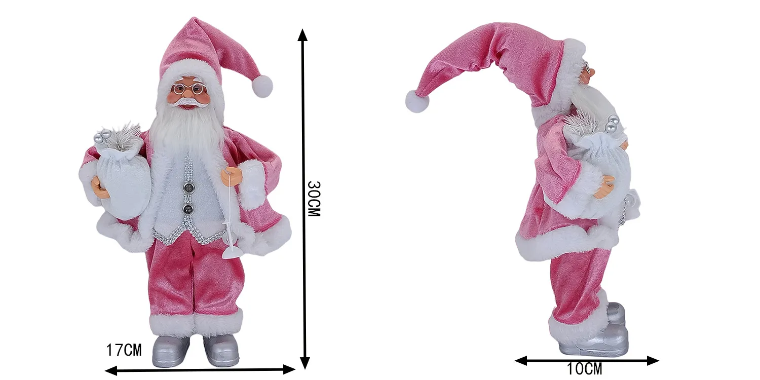 2021 Fashion Standing Babbo Natale Decorazioni natalizie Decorazioni scene natalizie Ornamenti