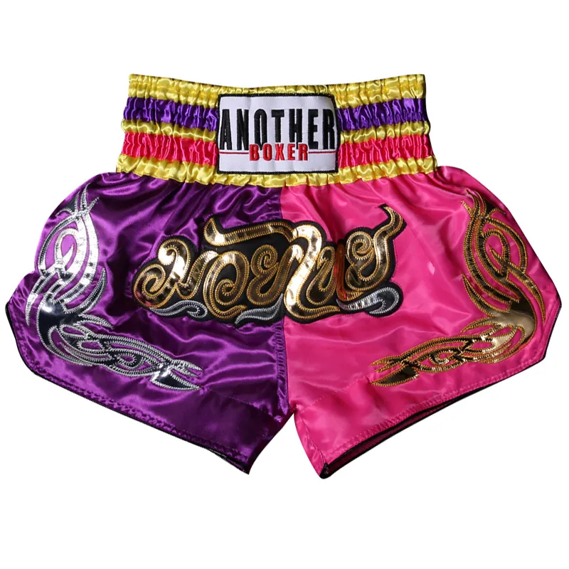 Kickboxing Fight Tijger Muay Thai Shorts Volwassen Kinderen Licht Ademend Boks Trunks Man Vrouw Printing Grappling Sanda Boxe Short C0222