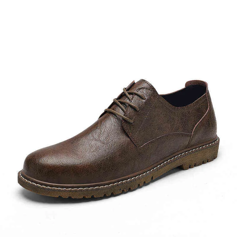 Sapatos de vestido Outono Inverno New Black Homens Formal Brand Marca Clássico Business Cavalheiro Plus Tamanho 38-44 220223