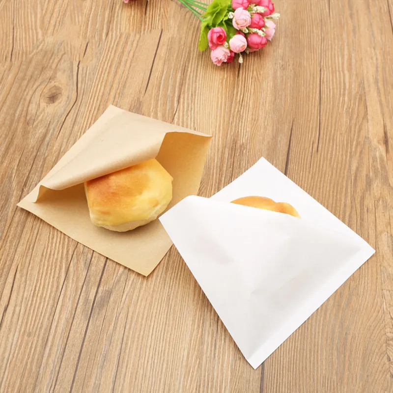 LBSISI Life Donut Food Kraft Paper Bacd Sandes Хлеб -защита от бумажных пакетов выпекать аксессуары свадьба 201015