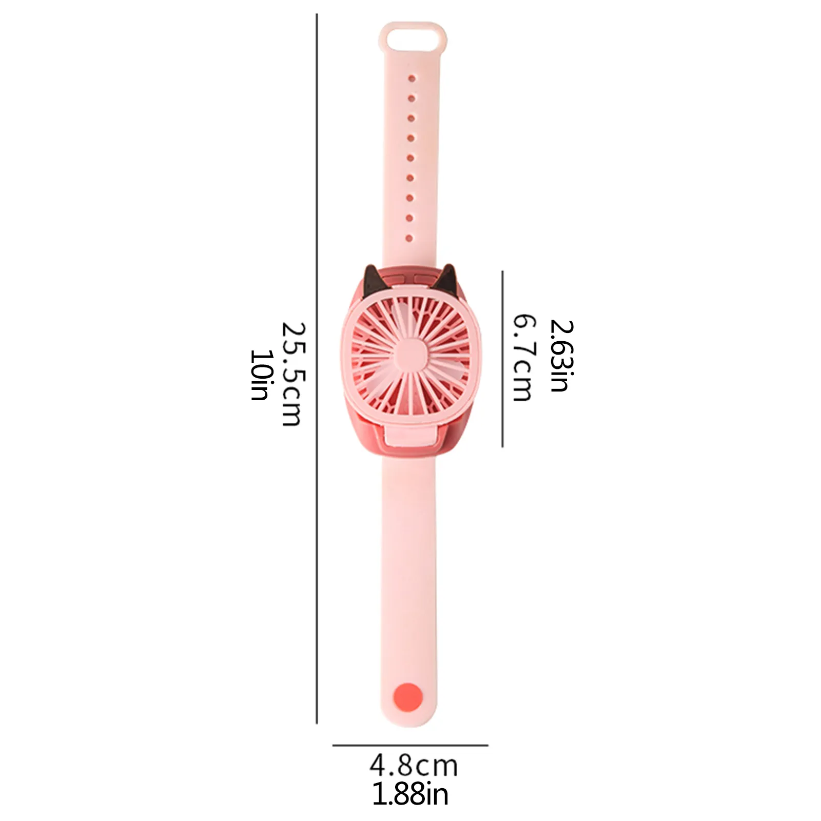 Mini Portable Wrist Fan Children Silent Electric Watches USB Rechargeable Summer Radiator Outdoor Travel Air Cooler