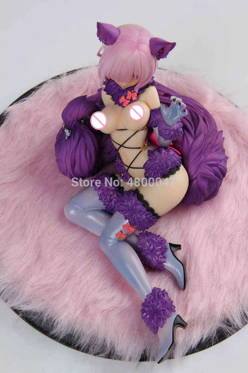 12 cm Mash Kyrielight ragazza gatto Fate Grand Order Shielder Beast Ragazze sexy Action Figure Anime giapponesi PVC adulti Action Figures H1105