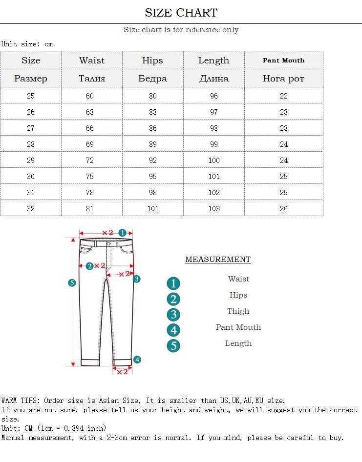 Trend High-Waist Women's Jeans 2021 Nya Slim High Profile Pencil Byxor Sträcka Skinny Pants Plus Size H0908