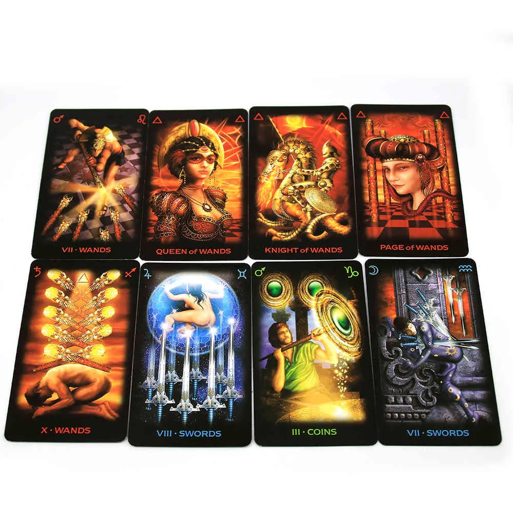 Tarot of Dreams English 83 Cards Fortune Telling Circro Marchetti Deck Diversation Book Sets voor Beginners Game Saleg011