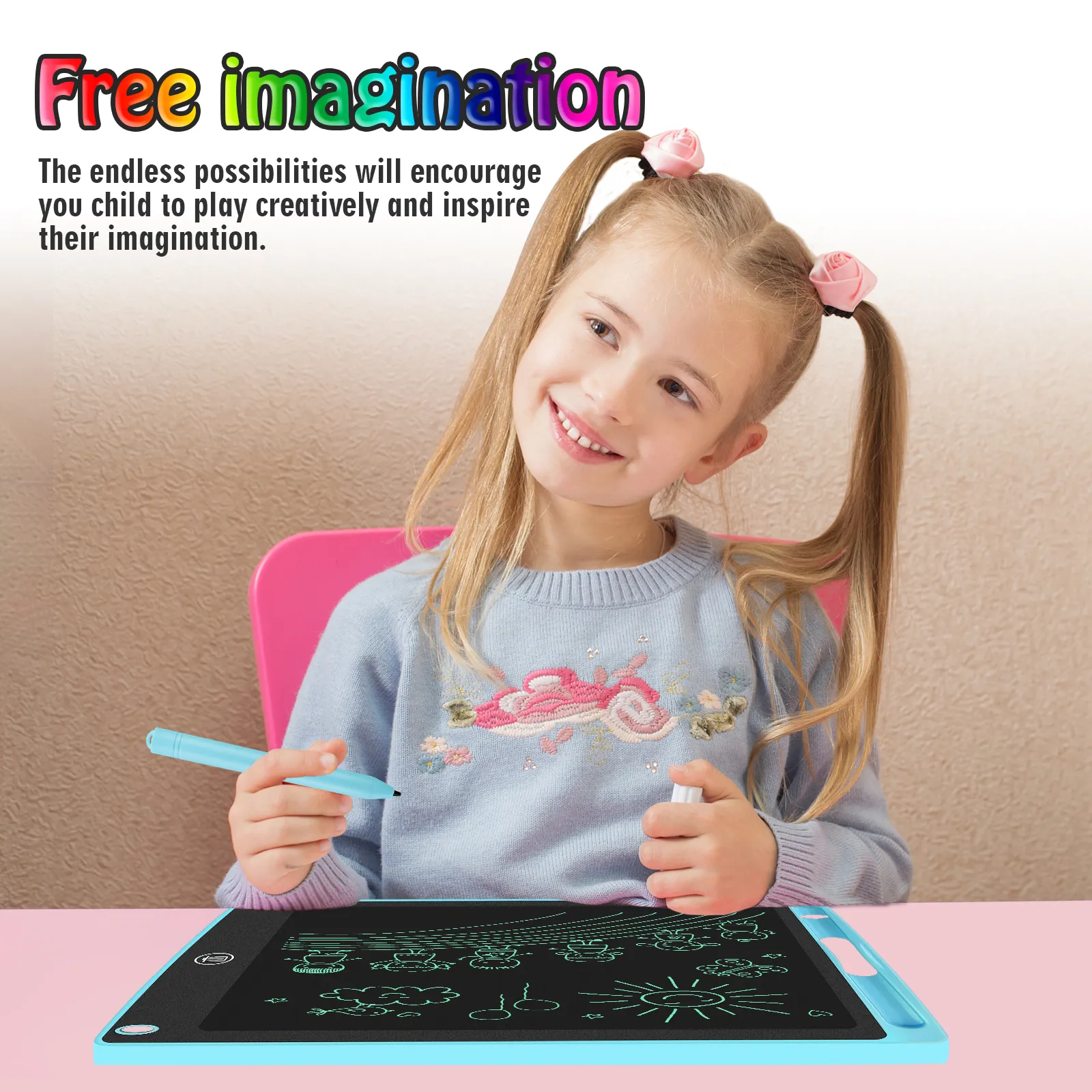 Drawing Tablet 85quot LCD Writing Tablet Electronics Graphic Board Ultrathin Portable Handwriting Pads with Pen Kids Gifts4465042