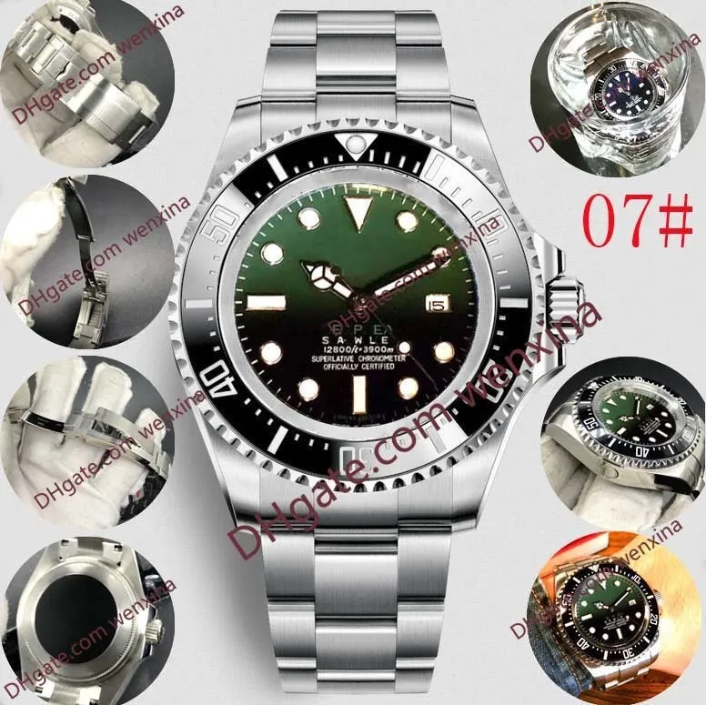 17 cores qualidade relógio masculino moldura de cerâmica 44mm aço stanless automático alta qualidade negócios casual masculino relógio à prova dwaterproof água wr3366