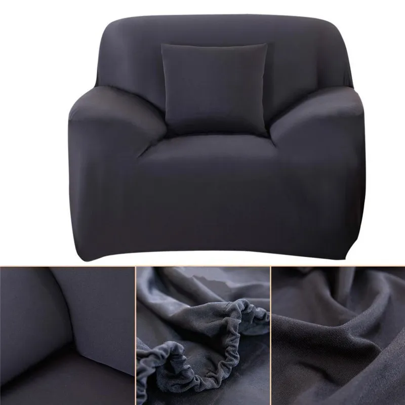 1 2 3 4 4 -osobowa sofa Sofa Spandex Nowoczesny elastyczne poliestr Solid Couch Slipcover krzesło meble Protector salon 6 kolorów3132726303