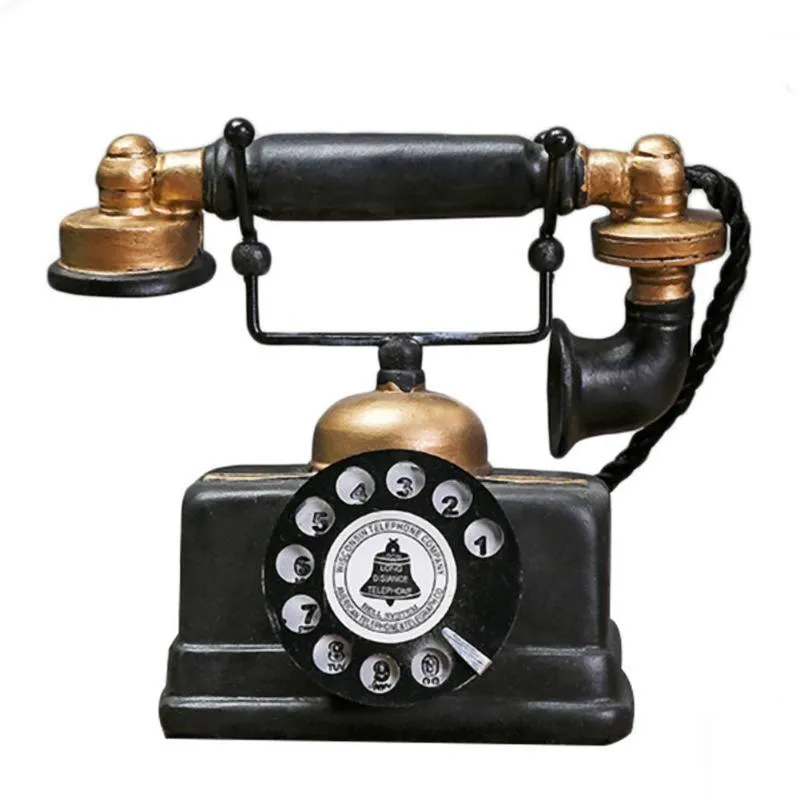 Nuovo regalo promozionale creativo caldo Retro telefono modello antico desktop ornamento artigianale decorazione della casa figurine regalo specifico C0220
