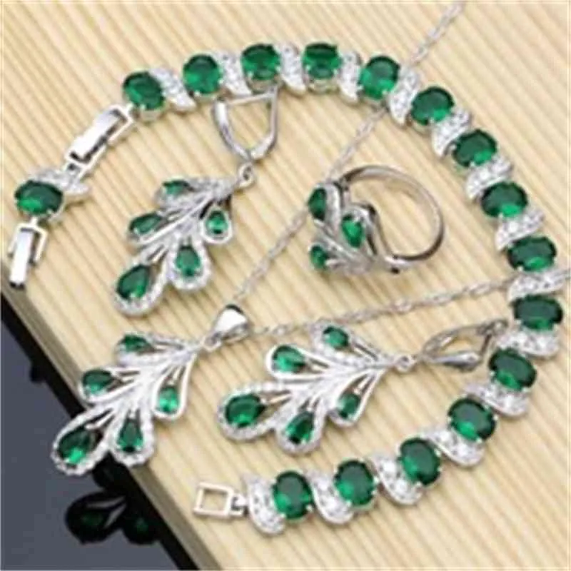 Sier-925-Jewelry-Sets-Green-Zircon-White--Costume-For-Women-Ston-Leav-Earrings-Rings-Necklace.jpg_200x200