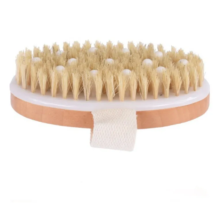 Dry Brushing Body Brushes with Soft and Stiff Natural Bristles Exfoliating Scrub Brush for Cellulite Lymphatic Improve Your Circulation