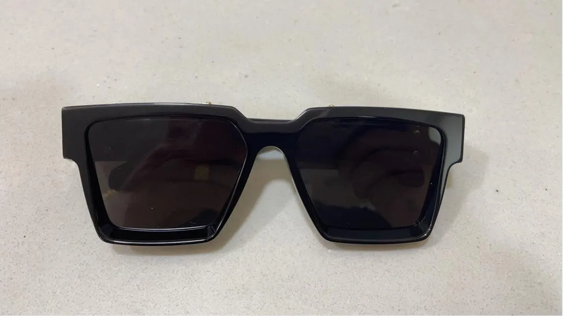 Lunettes de soleil pour hommes de qualité supérieure pour femmes 1165 lunettes de soleil pour hommes style de mode protège les yeux lentille UV400 avec taille du boîtier 55-17-1452830