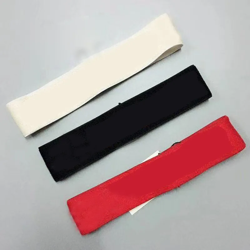 New Women Luxurys Designers Headbands Black White Brand Letter Print Colorful Stripe Elastic Headband Men Fashion Hair Bands Turban Headwraps for Hat Accessories