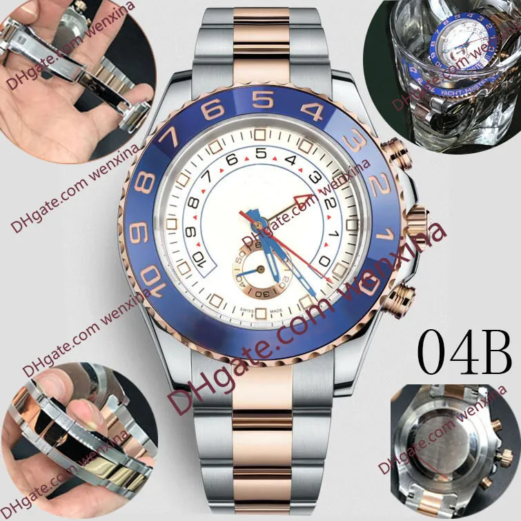 16カラー高品質の時計44mmセラミックリムメカニカルオートマチック2813ステンレス鋼の腕時計モントレデフクス式防水メン290n