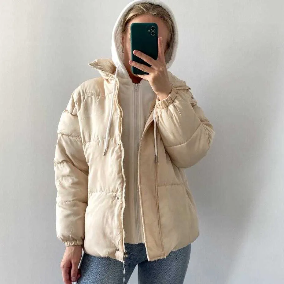 Women Coats and Jackets Winter Jacket Women White Winter Parka with Hooded Parkas Korean Fashion Clothes Women 210930