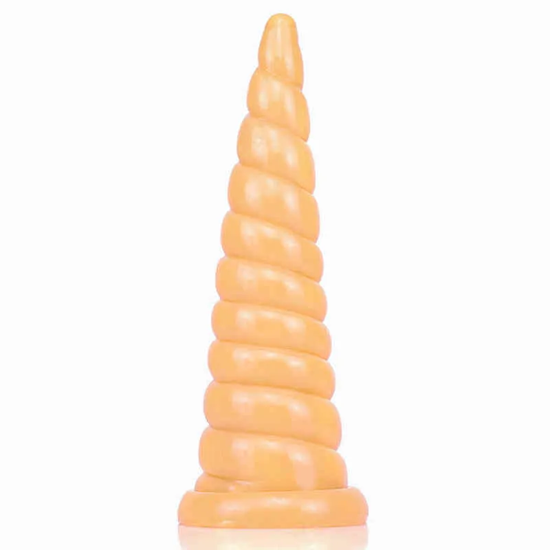 NXYディルド肛門おもちゃピッグテールヘッド多色プラグ大型擬似擬人用クリスタル女性オナニー成人製品0225
