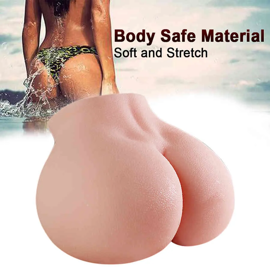 Pele realista 3d bunda grande masturbador masculino vagina profunda bolso anal payys sucção copo sexy bunda 18 brinquedos sexuais adultos para men8486881