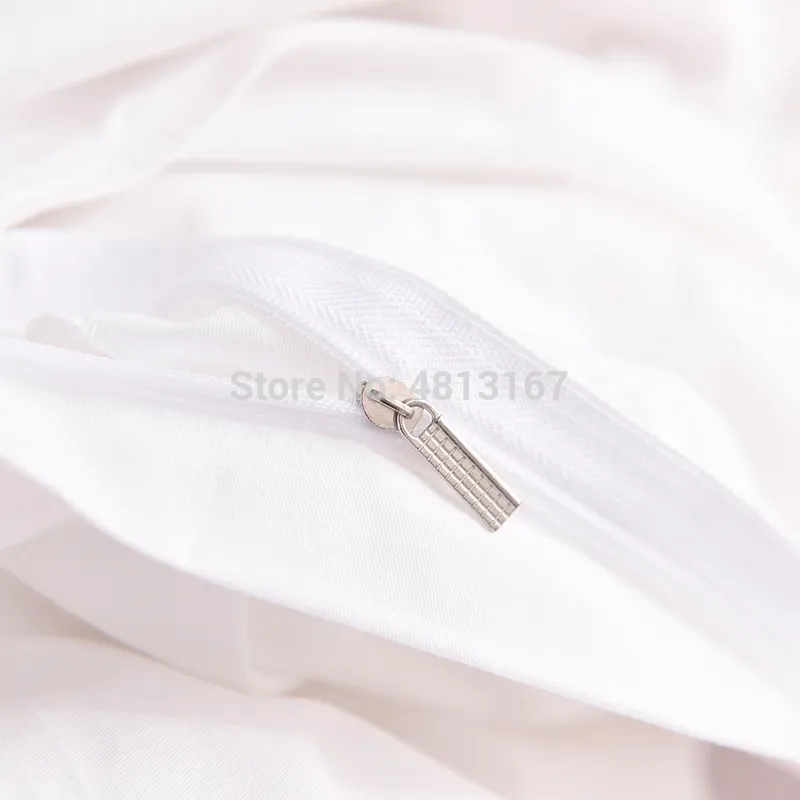 Egipski bawełniany luksusowa kołdra Łóżko na kołpakowe łóżko łóżka Król królowa Pojedyncza podwójna solidna kolor biały szary czerwony Y200423