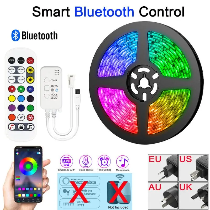 Bandes WS2811 RGB LED bande RGBIC Festoon bande lumière 12V lampe DreamColor infrarouge Bluetooth Wifi contrôle avec Alexa pour la décoration de la pièce 307W