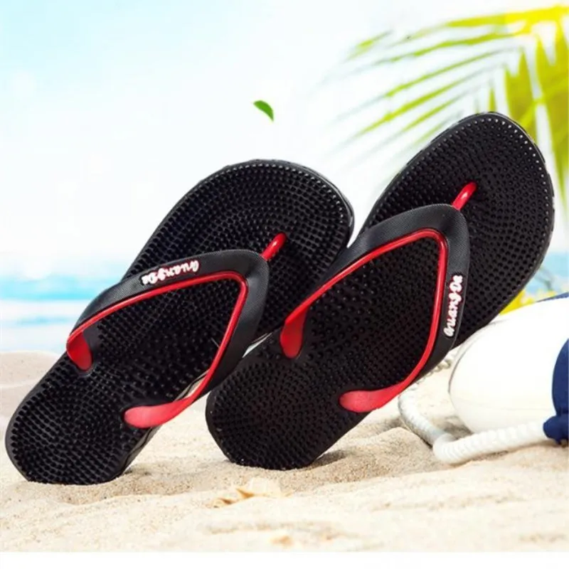 scarpe da massaggio estive sandali da donna pantofole da donna scarpe da spiaggia Moda appartamenti di grandi dimensioni da donna infradito Scarpa da bagno Y200423