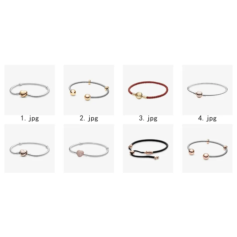 Designers de luxo Marca famosa 925 Mulher de prata esterlina de moda personalizada jóias rosa bracelete de ouro presente2021