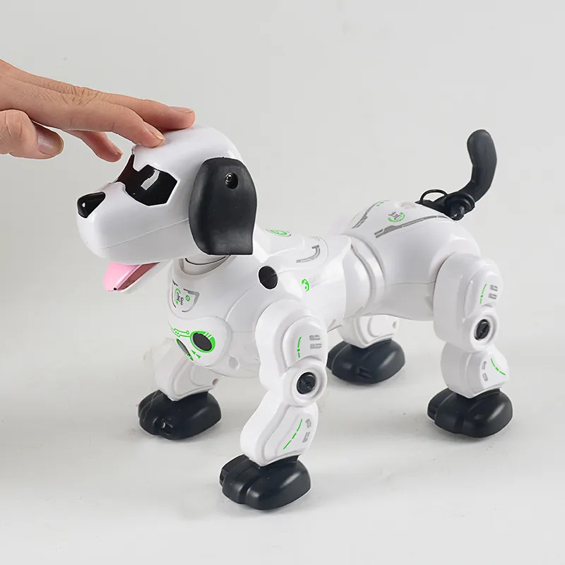 Elektronik Robotsrc Robot Oyuncak Uzaktan Kumanda Akıllı Robot Köpek Pil Dans Sing Kontrol Programlanabilir Müzik Şarkı Elektronik
