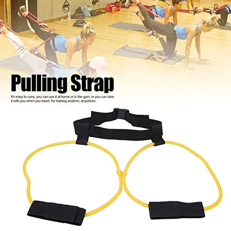 5 Level Yoga Elastic Booty Bands Adjust Pedal Resistance Belt Butt Waist Legs Muscle Strength Agility Training Crossfit Workout 220216