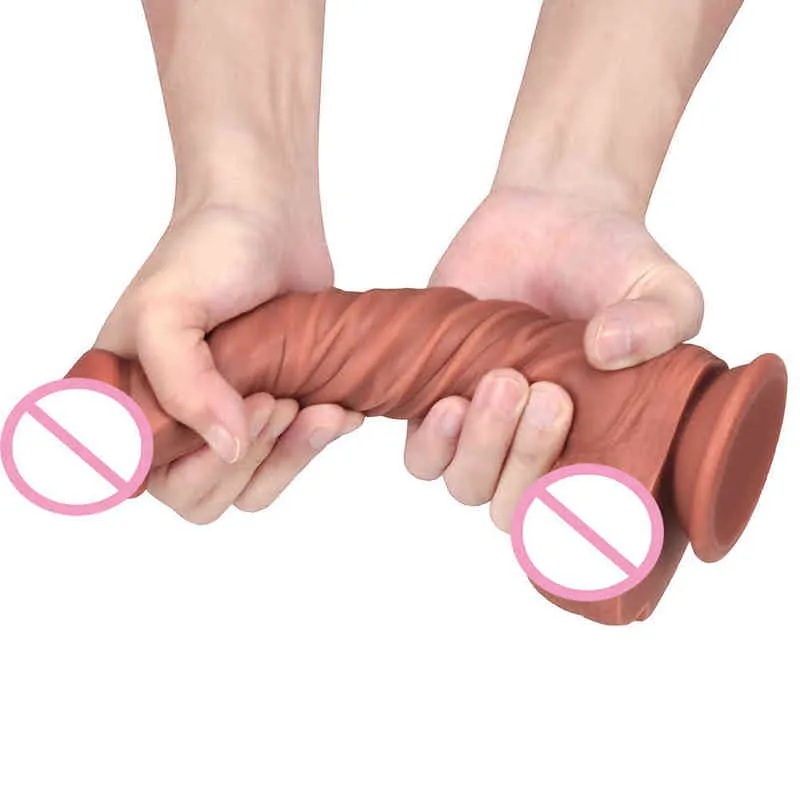 Nxy Dildos Anal Toys Новый Жидкий Силикагель Имитации Большой Пенис Женский Мастурбация Оргазм Стимулировка Стимуляции Взрослых Продукты для взрослых Дилдо 0225