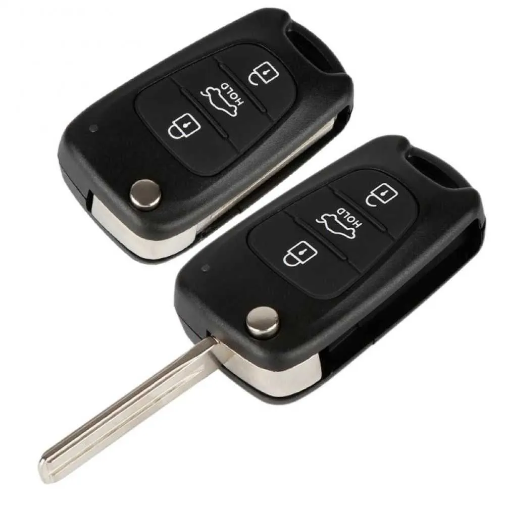 Austauschbares Car Flip 3 Button Remote Key FOB -Hülle Abdeckung für Hyundai 20062013 Kia Rondo Sportage Kia Soul Kia Rio6522076