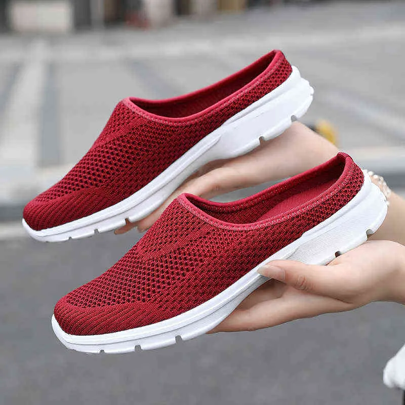 Slippers Summer Mesh Men Home Casual Shoes for Flip Flops Soft Comfort Couple House Zapatillas Hombre 220302