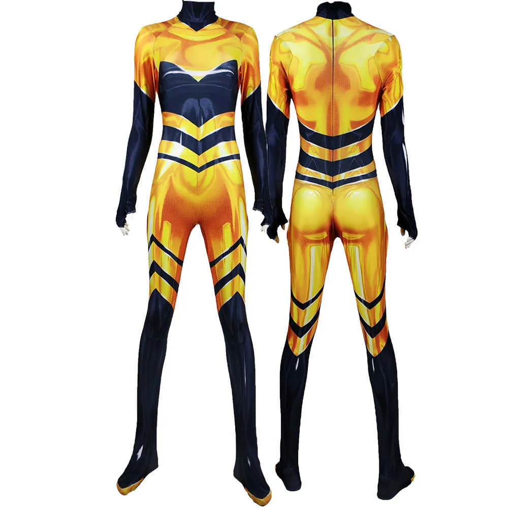 Anime Queen Bee Kostuum Pak Vos Cosplay Rena Rouge Kostuums Kat Noir Cosplay Voor Kinderen Volwassen Halloween Bodysuits Zentai g0925294k