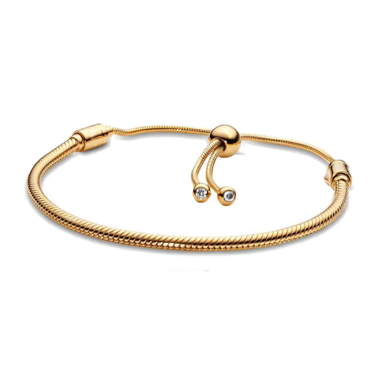 Catena di fascino originale Pando Serpente Bracciale in argento sterling 100% 925 gioielli fai da te classici di alta qualità di moda femminile