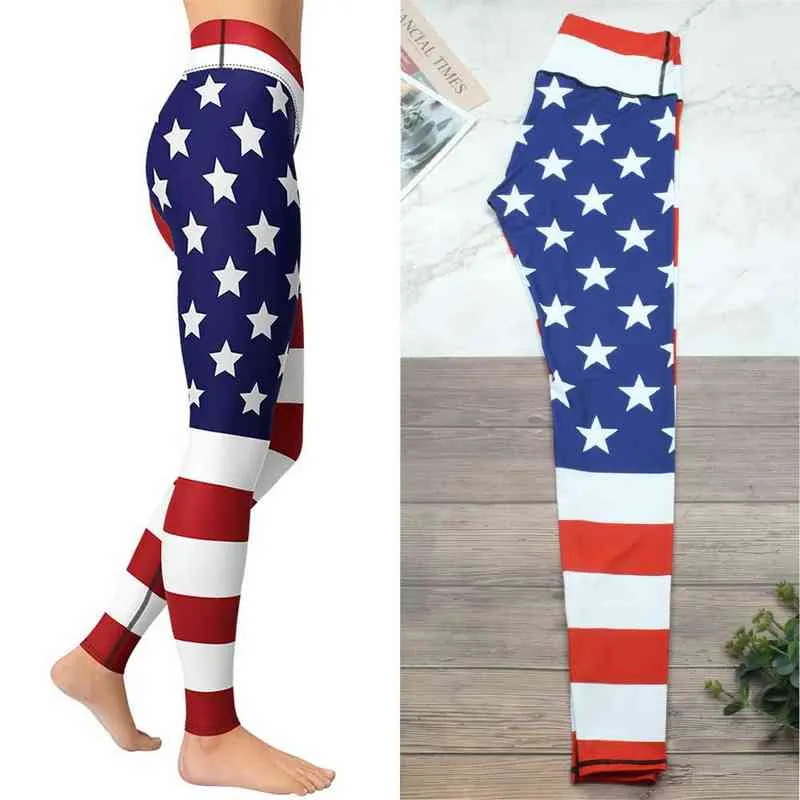 Kvinnor Leggings High Waist Byxor Kvinnlig träning Gym Kläder Tights Tryckt Sportkläder för Fitness Sexiga Tjejer Legging 211215