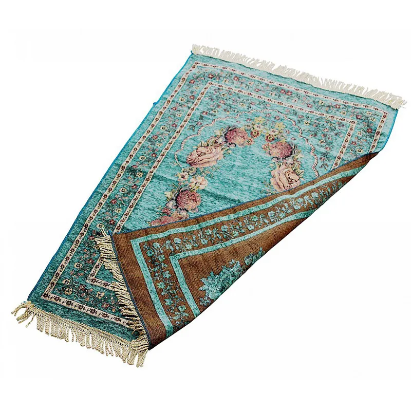 Ramadan Quran Islamitische Moslimgebed RUG Tapijt Mat Tassel Tafelkleed Cover Yoga Mat LB88 210317
