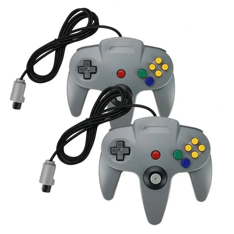 Controller Gamepad Joystick Joytpad Game Pad Long Wired Classic 64 Consoles Games N64 Port Interface Nintendo