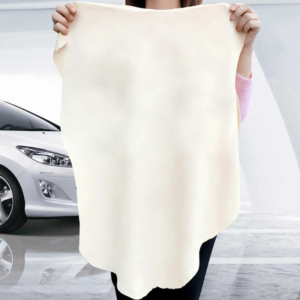 Super Absorbent Car Washing Towels Natural Chamois Leather Quick Dry Towel for Auto Home Kitchen Furniture Glass Cleaning Cloth New Arrive Car