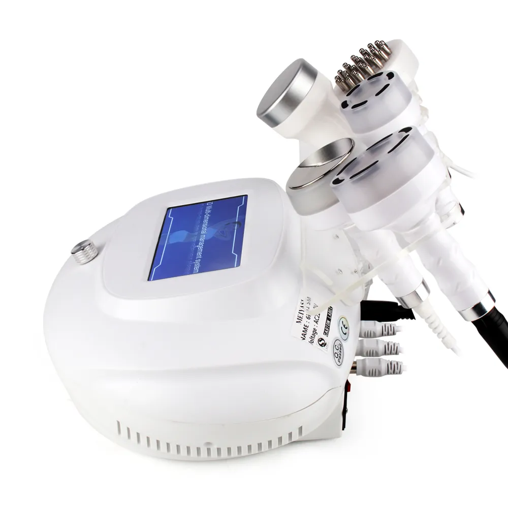 5d 80K Date 6 en 1 RF Cavitation Radio Fréquence Ultrasonique Vide Cellulite Réduction Poids Perte Corps Minceur Beauté Machine