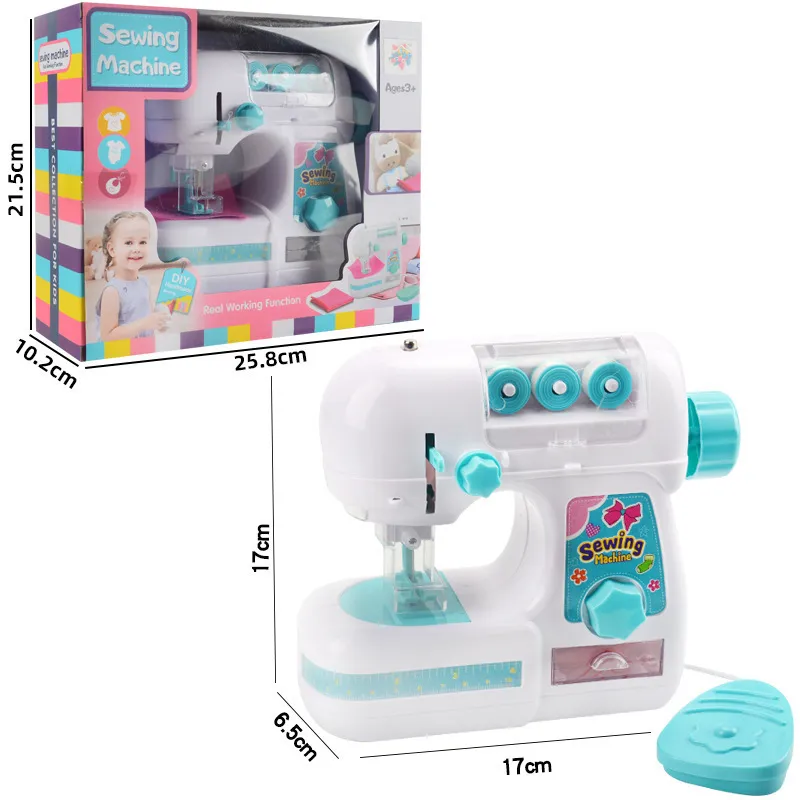 Accessoires de jeu de maison de jeu pour enfants, série de simulation de petits appareils électriques, jouet de maison pour filles, machine à coudre pour enfants 210312