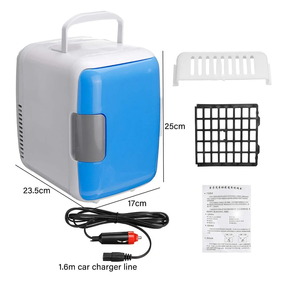 2 в 1 4L мини-автомобиль холодильники двойного использования портативный теплый морозильник Cooler Camping холодильник путешествия