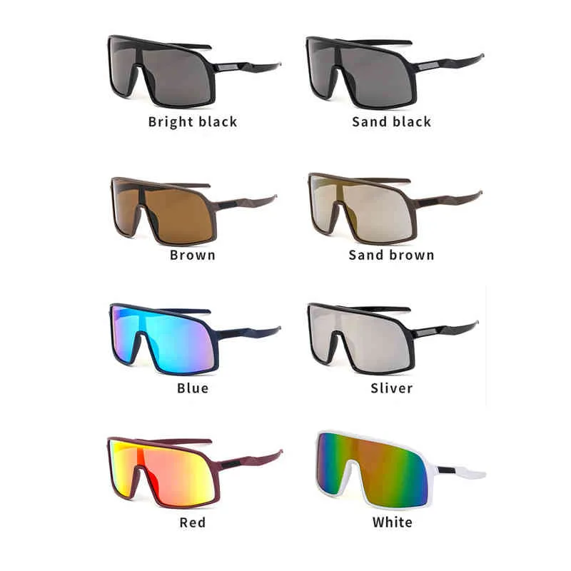 2021 نظارات دراجة ملونة للرجال والنساء النظارات الشمسية في الهواء الطلق