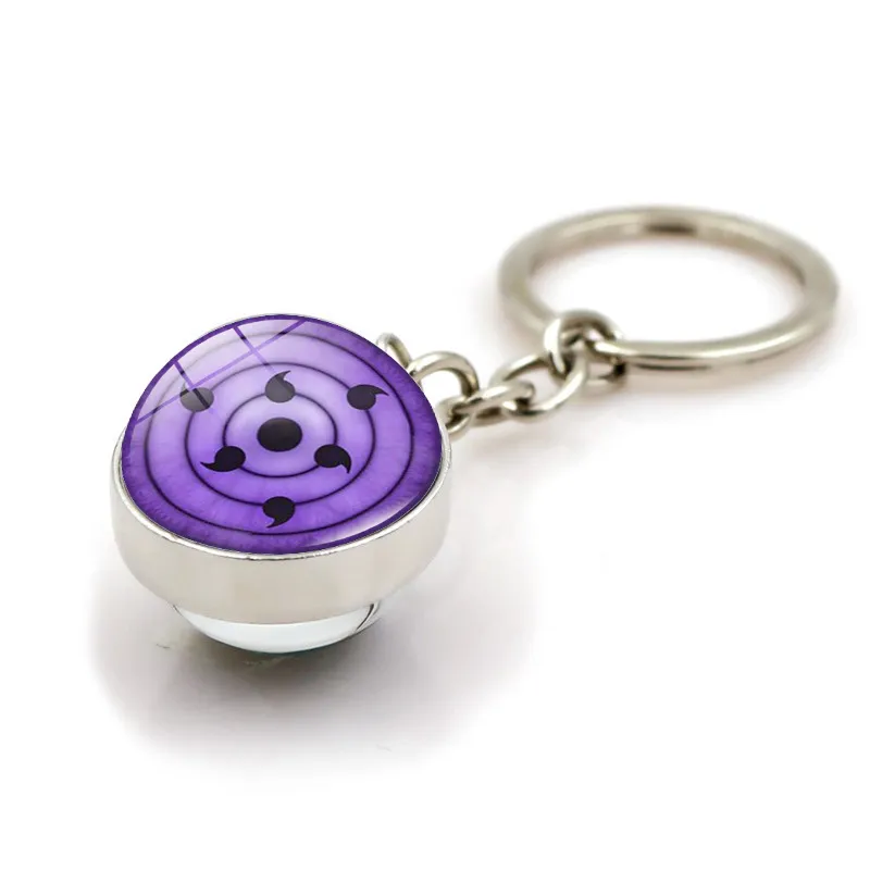 Sharingan KeyChain Charms Chain for Pants Womans nyckelkedja män Tecknad hänge nyckelring flickor nyckelhållare smycken llaveros j03063397451