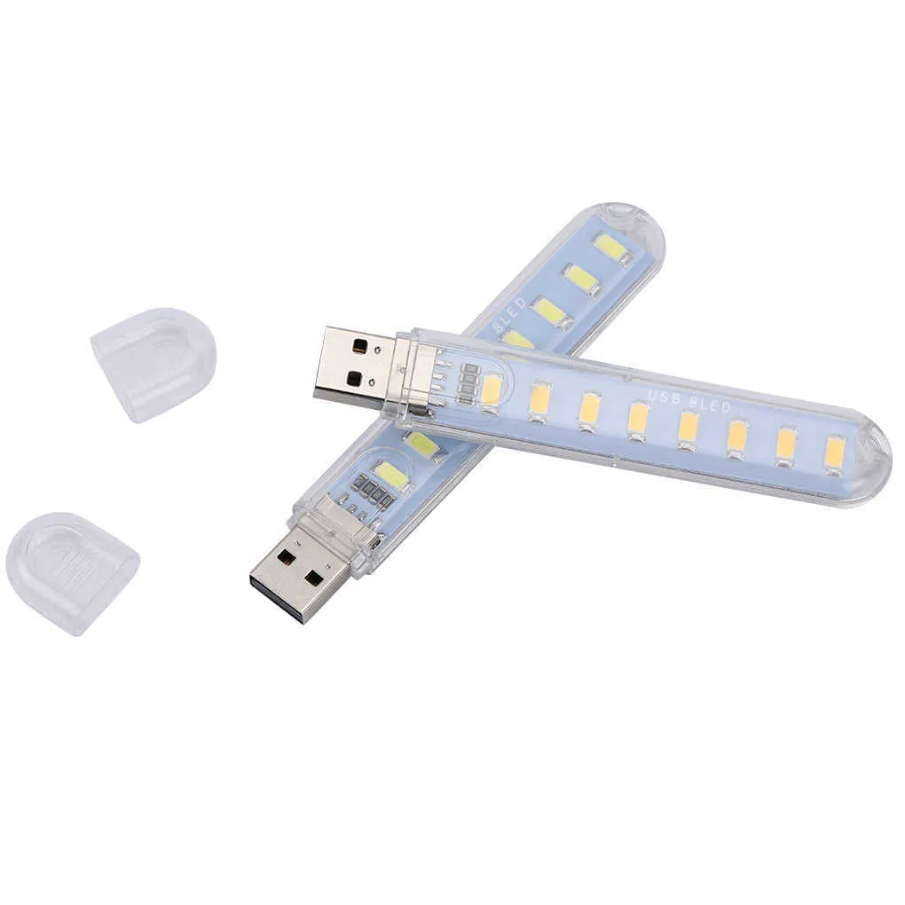 Mini Portable USB LED Book Lights DC5V Ultra Bright Reading Lamp 3leds 8leds Lights For Power Bank PC Laptop Notebook