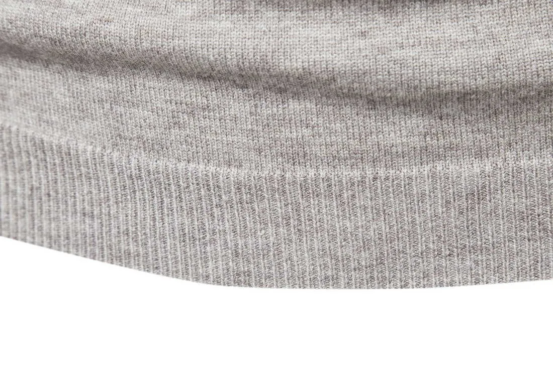 Maglione dei nuovi uomini Pullover maschile Autunno Inverno Gran Bretagna Colletto della camicia Casual maglioni di lana Uomo Falso in due pezzi Abbigliamento Y0907