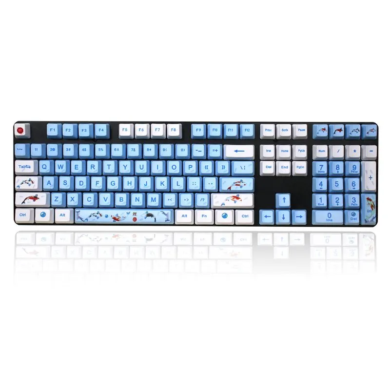 Replaceable OEM PBT 108 Keycaps Dye-sublimation Keycap Mechanical Keyboard Personality Customized Creative