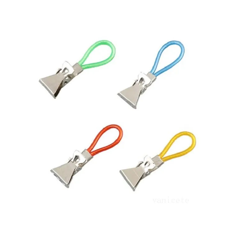 5 teile/satz Bunte Wäsche Teebeutel Clips Handtuch Hängen Clips Wäscheklammern Metall Edelstahl Wäscheklammern Küche Home Storage T2I52971