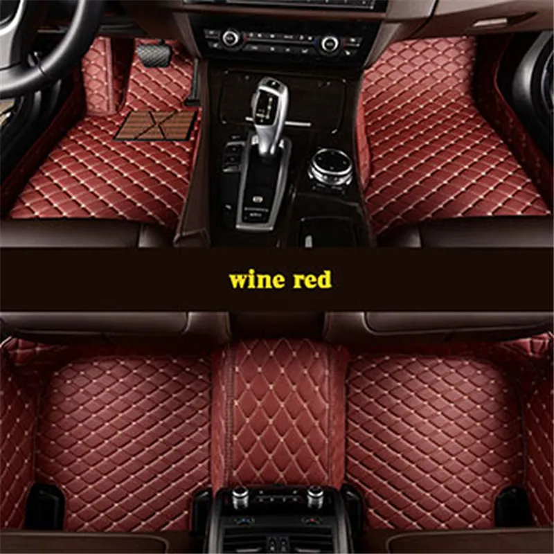 Custom car floor mat for A3 sportback A1 8KX A2 8P Limousine Convertible A4 A6 Q2 Q3 Q5 Q73667563