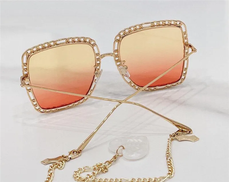 New fashion sunglasses 1033S square special design frame simple and popular style outdoor uv400 protective glasses with metal eyew3119